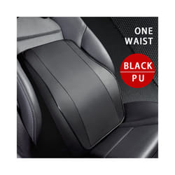 Car Neck Headrest Pillow Rest Head Support Cushion Car Breathable Memory - 1pcs black waist