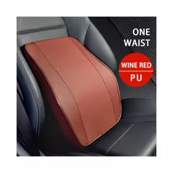 Car Neck Headrest Pillow Rest Head Support Cushion Car Breathable Memory - 1pcs red waist