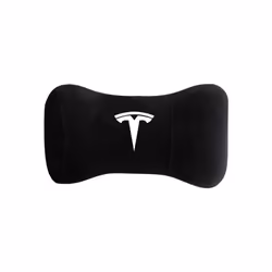 Tesla Car Neck Pillow For Model S X 3 Y 2022 Accessories Car Headrest - Black
