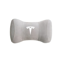 Tesla Car Neck Pillow For Model S X 3 Y 2022 Accessories Car Headrest - Gray
