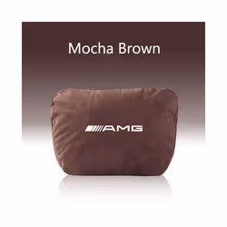 Car Headrest Neck Support Seat Soft Neck Pillow for Mercedes-Benz - 1Pcs Mocha Brown