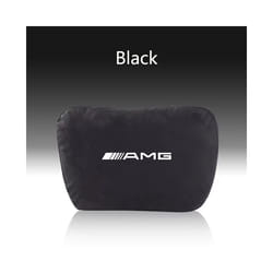 Car Headrest Neck Support Seat Soft Neck Pillow for Mercedes-Benz - 1Pcs Black