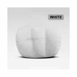 Breathable Leather Car Seat Headrest Neck Support Car Neck Pillows For - White 1pc