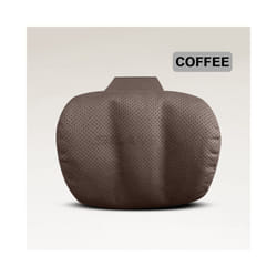 Breathable Leather Car Seat Headrest Neck Support Car Neck Pillows For - Coffee 1pc