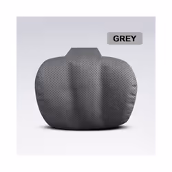 Breathable Leather Car Seat Headrest Neck Support Car Neck Pillows For - Gray 1pc