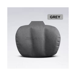 Breathable Leather Car Seat Headrest Neck Support Car Neck Pillows For - Gray 1pc