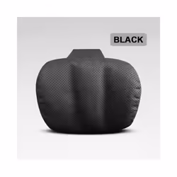 Breathable Leather Car Seat Headrest Neck Support Car Neck Pillows For - Black 1pc