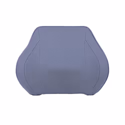 Car Seat Head Neck Rest Massage Auto Pillow Space Memory Neck Headrest - PU gray Back
