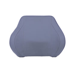 Car Seat Head Neck Rest Massage Auto Pillow Space Memory Neck Headrest - PU gray Back