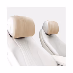 Car Headrest Neck Pillow Accessories for Car Pillow Memory Foam Inner - Brown