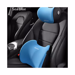 Memory Foam Car Headrest Pillow Neck Pillow Cervical Lumbar Support Headrest - 7