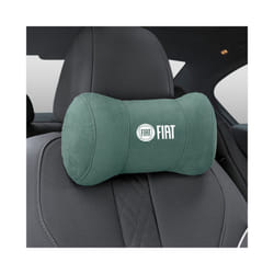 Car Seat Headrest Pillow Neck Support Protector Cushion For FIAT Abarth - Green