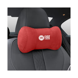 Car Seat Headrest Pillow Neck Support Protector Cushion For FIAT Abarth - Red
