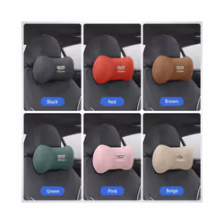 Car Seat Headrest Pillow Neck Support Protector Cushion For Cadillac Escalade - Beige