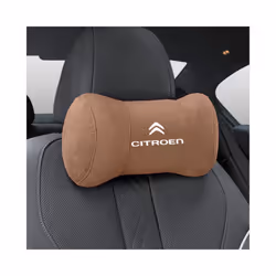 Car Seat Headrest Pillow Neck Support Protector Cushion For Citroen C4 - Brown