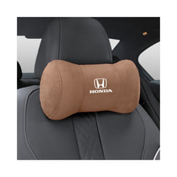 Car Seat Headrest Pillow Neck Support Protector Cushion For Honda Civic - Brown