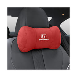 Car Seat Headrest Pillow Neck Support Protector Cushion For Honda Civic - Red