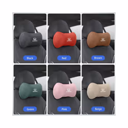 Car Seat Headrest Pillow Neck Support Protector Cushion For Honda Civic - Beige