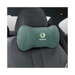 Car Seat Headrest Pillow Neck Support Protector Cushion For Skoda Octavia - Green