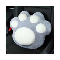 Neck Pillow Car Plush Headrest Cute Cat Claw Car Neck Pillow Fashion Car - Gray waist