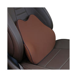 Car Headrest Head Seat Cushion Neck Pillow Rest Memory Foam Cotton Cover - Brown cushion