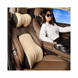 Car Driver Pillow Space Memory Foam Car Lumbar Support Back Cushion Car - lumbar support-gy