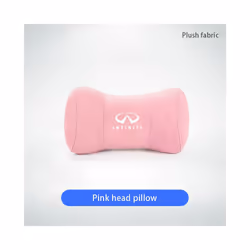 Car Headrest Neck Pillow Auto Seat Pillow For Infiniti FX35 FX30 Q50 QX70 - FMP-Pink