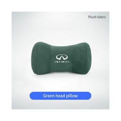 Car Headrest Neck Pillow Auto Seat Pillow For Infiniti FX35 FX30 Q50 QX70 - FMP-Green
