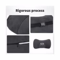 Car Headrest Neck Pillow Auto Seat Pillow For Infiniti FX35 FX30 Q50 QX70 - FMP-Red