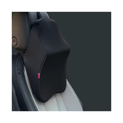 Knit Car Neck Pillow Seat Headrest Support Memory Foam Pillow Auto Headrest - 1pcs A neck