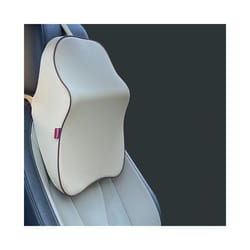 Knit Car Neck Pillow Seat Headrest Support Memory Foam Pillow Auto Headrest - 1pcs D neck