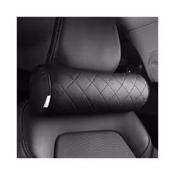 New Car Neck Pillow Car Seat Headrest Pillows Auto Safety Cylindrical - Brown-Pillow
