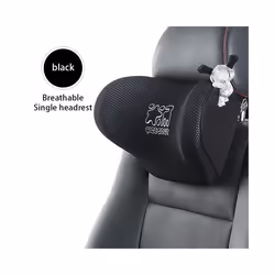 Quality Car Headrest Neck Support Seat Breathable Guard Lumbar Pillow - neck pillow-bk