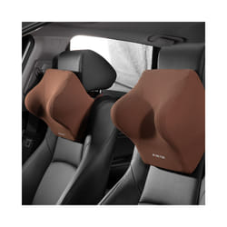 Car Seat Headrest Pillow Neck Lumbar Support Pillow for Car Support for - 1PC Coffee Headrest