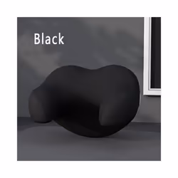 Universal car seat headrest Pillow Rest Memory Foam car Head neck pillow - Black