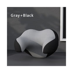 Universal car seat headrest Pillow Rest Memory Foam car Head neck pillow - Black gray
