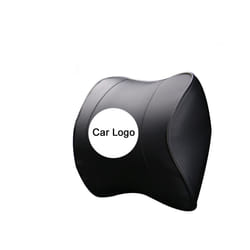 Car Headrest Pillow Pu Leather  Memory Foam Comfortable Neck Pillows Support - for Nissan  pillow