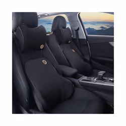 Car Headrest Lumbar Support Seat, Backrest Lumbar Memory Foam Cervical - G