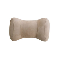 Universal Car Head Pillow Neck Support Styling Seat Headrest Care Soft - 1pc beige