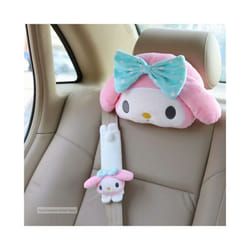 Car Neck Pillow Cute Anime Charactor Neckrest Lovely Animation Doll Neck - SetB
