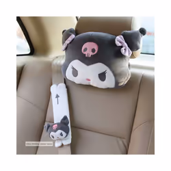 Car Neck Pillow Cute Anime Charactor Neckrest Lovely Animation Doll Neck - SetA