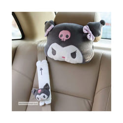 Car Neck Pillow Cute Anime Charactor Neckrest Lovely Animation Doll Neck - SetA