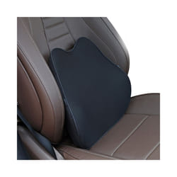 Car Headrest Head Seat Cushion Neck Pillow Rest Memory Foam Cotton Cover - Black cushion
