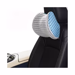 Car Headrest Car Seat Lumbar Backrest Office Chair Backrest Pillow Seat - grey blue headrest