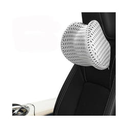 Car Headrest Car Seat Lumbar Backrest Office Chair Backrest Pillow Seat - light grey headrest