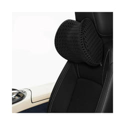 Car Headrest Car Seat Lumbar Backrest Office Chair Backrest Pillow Seat - black headrest