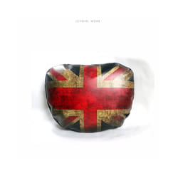 Car Neck Headrest Pillow For mini cooper F56 R52 R53 R50 F55 F57 F60 R60 - retro union jack