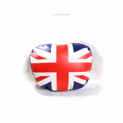 Car Neck Headrest Pillow For mini cooper F56 R52 R53 R50 F55 F57 F60 R60 - Union Jack
