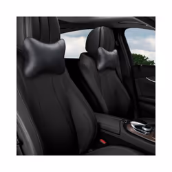 1 Pair Car Seat Neck Support Pillow Soft Headrest With Adjustable Strap - For Chevrolet