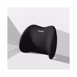 Memory Cotton Car Neck Headrest Pillow Car Accessories Cushion Auto Seat - black waist